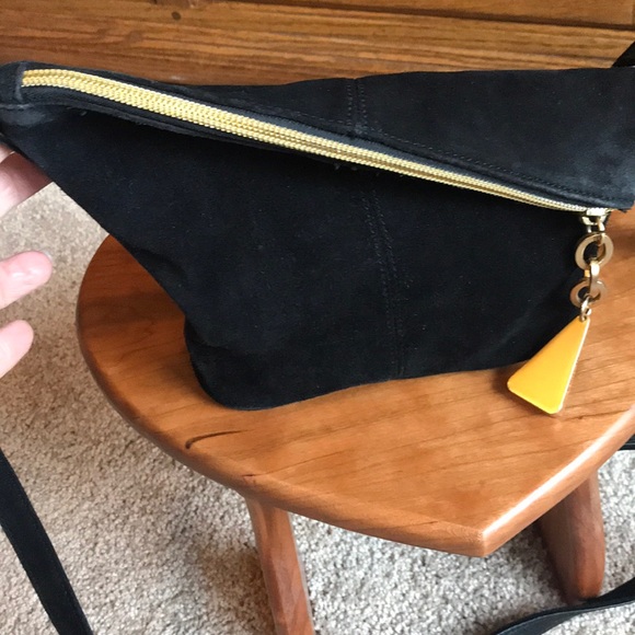 Vintage black suede bag - Picture 14 of 14